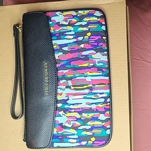 Vera Bradley print Wristlet Clutch Wallet purse